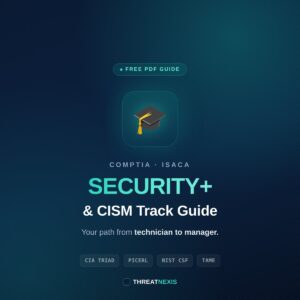CompTIA Security+ & ISACA CISM Track Guide (Free PDF Guide)