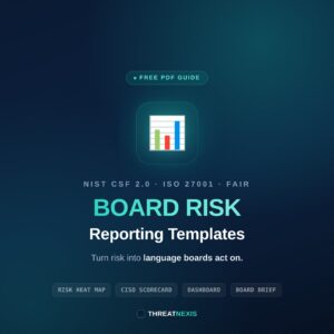 Board-Level Risk Reporting Templates (Free PDF Guide)