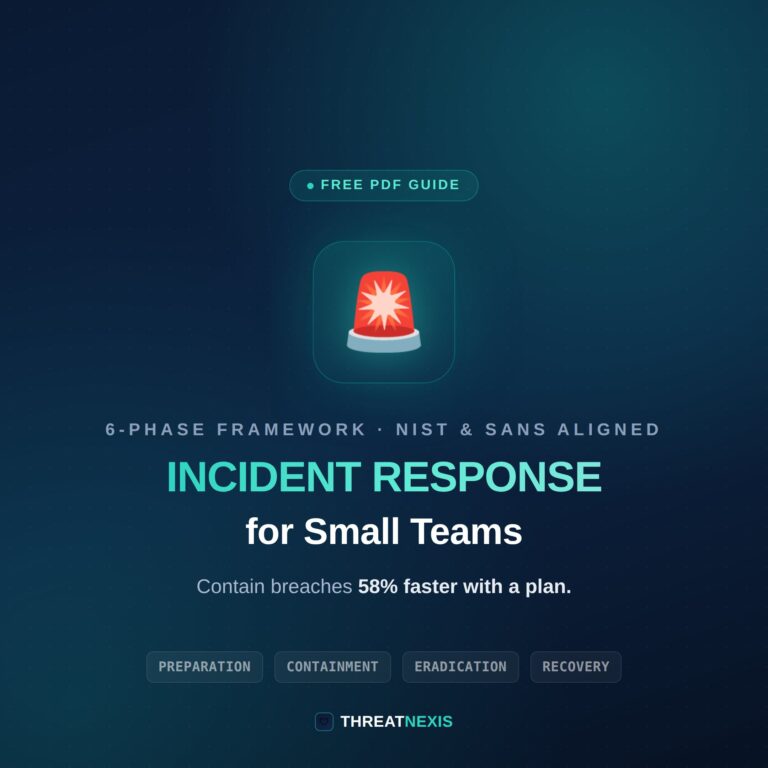 Incident Response for Small Teams: A Practical Playbook